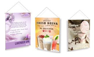 Aluminum Suspended Sliding Bar Poster Displays