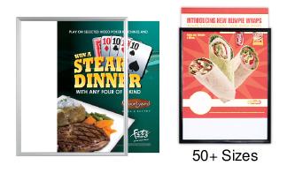 Beveled-Slide-In-Sign-Frames-Poster-Display-Frames