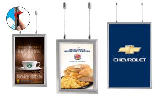 Ceiling Mount Double Sided Snap Frames