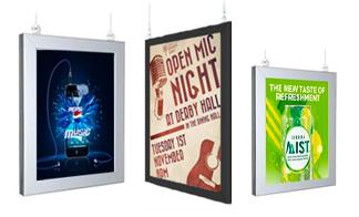 Light Weight Aluminum Table Top Poster Display