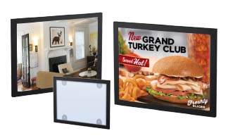 Lightweight Wall Mount Frames