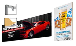 SEG Tension Fabric Frames | Wall Mount Single-Sided