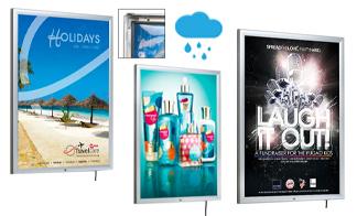 Weatherproof Lockable Outdoor LED Snap Frame Light Boxes