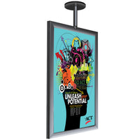 11" x 14" CEILING MOUNT POSTER DISPLAY SIGN - WITH MAGNETIC MOUNT