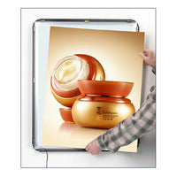 Wall Mount, Front Loading 11x14 LED Poster Snap Frames | Quick Change Aluminum Snap Frame by Flipping Up Each Frame Side for Easy Access
