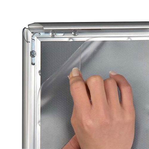 Protective Non-Glare Overlay Included with 11x17 Mitered Corner Snap Frame .59" | Protects Poster, Sign, Graphics and Photographs from Dust and Scratches