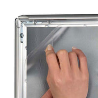 Protective Non-Glare Overlay Included with 14x22 Mitered Corner Snap Frame 1" | Protects Poster, Sign, Graphics and Photographs from Dust and Scratches