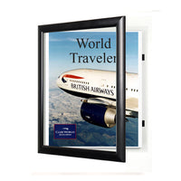 15 x 22 POSTER DISPLAY SWINGFRAME (SHOWN in BLACK)