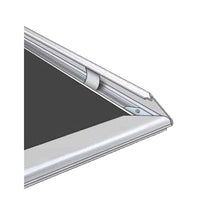 ALL 4 FRAME RAILS SNAP OPEN FOR EASY CHANGE of POSTERS 22 x 28