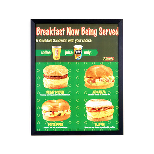 BLACK METAL FRAME 24x24 SIGN HOLDER