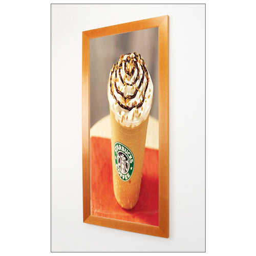 SLIM DESIGN (1" OVERALL DEPTH) FOR WIDE WOOD FRAME 42" x 42"
