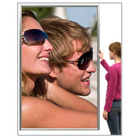 SNAP OPEN ALL 4 FRAME SIDES FOR EASY 60 x 96 POSTER CHANGES