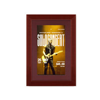 Wood 362 Poster Display SwingFrames 20x30 with Matboard