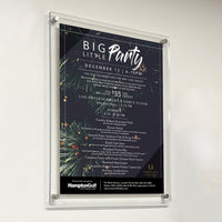 12 x 18 Sign Holder with Standoff Hardware