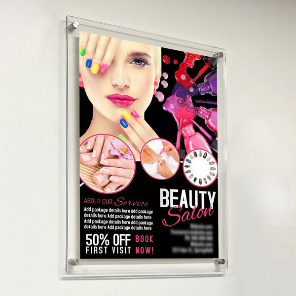24 x 36 Sign Holder with Standoff Hardware