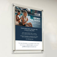 22 x 28 Sign Holder with Standoff Hardware