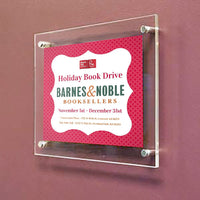 36 x 36 Sign Holder with Standoff Hardware
