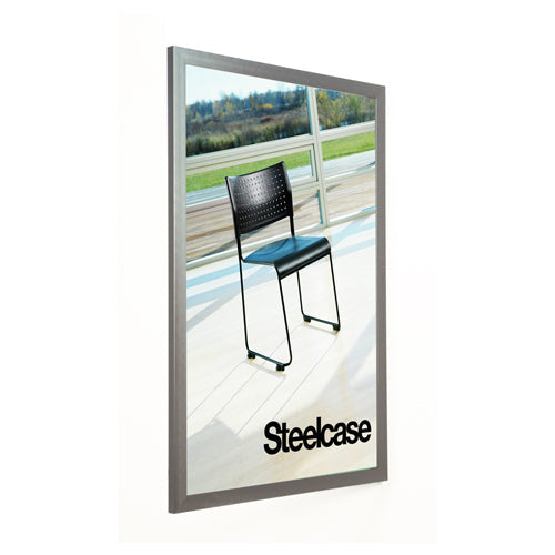SLIM DESIGN (7/8" OVERALL DEPTH) FOR CARBON STEEL POSTER PICTURE FRAMES 15x22 