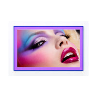 GRAPE SMASH 20x26 METAL FRAME WITH VIOLET MATBOARD (SHOWN in LANDSCAPE ORIENTATION)