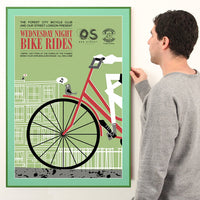 GREEN 27x41 METAL FRAME WITH KELLY GREEN MATBOARD (SHOWN in PORTRAIT ORIENTATION)