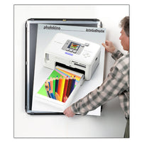 ALL 4 FRAME RAILS SNAP OPEN FOR EASY CHANGE of 1/2" THICK 60x72 POSTERS