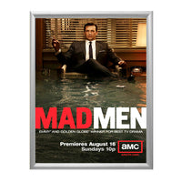 EXTRA-LARGE Poster Snap Frames 84 x 96 (1 3/4" WIDE PROFILE) (SHOWN in SILVER)