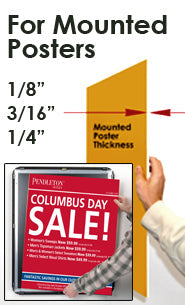 Extra Large 48 x 96 Poster Snap Frames (1 5/8" Profile for MOUNTED GRAPHICS)