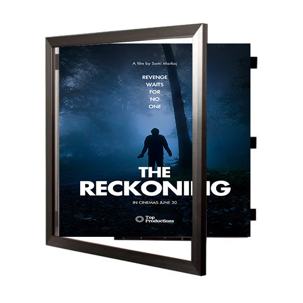 27x40 Poster Frame (SwingFrame Carbon Steel Poster Display)