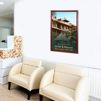 20x20 Wood Frame (353) Poster Display SwingFrames