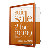 SwingFrame 16x20 Wood Frame Poster Display Frame with Elegant #361 Flat Face Profile, 10 Finishes