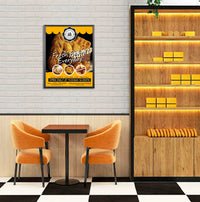 SwingFrame Wide-Face 18x24 Poster Frame Features Changeable, Swing Open Metal 1" Wide Frame Profile