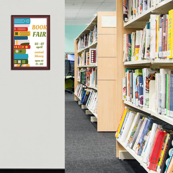 Wood 361 Poster Display SwingFrames 12x24 With Matboard