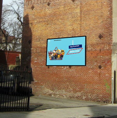 SwingSnap 3' x 5' Slim Metal Profile Banner Stretching Grip Snap Frame | Large Format 36 x 60 Graphic Size
