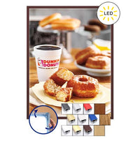 SwingSnap LED Lighted Poster Snap Frames 36x60 Graphics | 1-Inch Deep Design with Snap Open 1 1/4" Wide Metal Profile