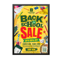 SwingSnap™ EXTRA DEEP Snap Poster Frames 1 1/4" Profile for Mounted Graphics 3/8" and 1/2" Thick Boards in 35+ Sizes