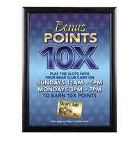 8.5x11 Picture Frame (Super Wide Face Metal Poster Display)