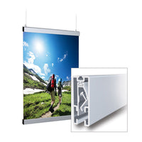 Slender Line Snap Poster Grippers Poster Displays Rectangular Case - 36 Inches