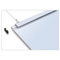 1" High Slender Line Rectangle Shaped Case Snap Poster Gripper - 60 Inches