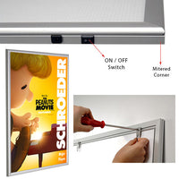 36" x 48" Light Panel comes with an ON/OFF Switch. Mounting is Easy.