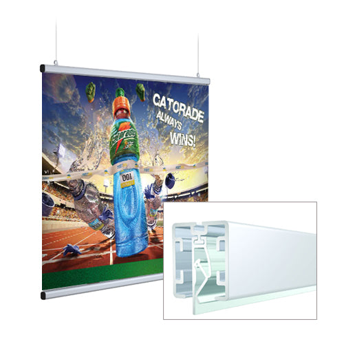 Snap Poster Grippers Poster Displays Rectangular Case - 18 Inches