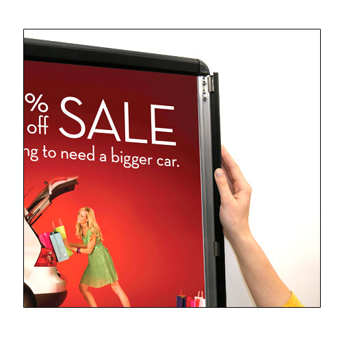 SNAP OPEN and SNAP CLOSE for 8x10 POSTER CHANGES