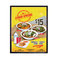 12x20 Frame Beveled Top Load or Side Load Poster Frame Sign Holders