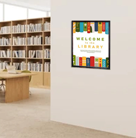 16x24 Frame | Beveled Aluminum Slide-in Frame, Top Load or Side Load Poster Frame & Sign Holder
