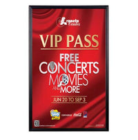 24x36 Metal Picture Frame | 1-Inch Wide-Face Poster Frame Display