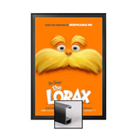 36x42 Metal Frame Movie Poster Display SwingFrames | Swing Open, Quick Change