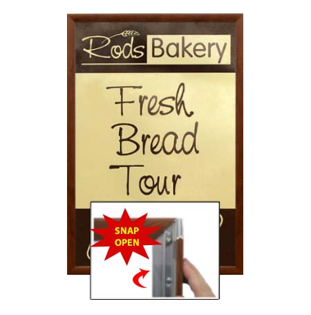 Wood Poster Snap Frames 20 x 20 (for MOUNTED GRAPHICS)