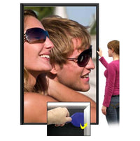 48x96 Extra Large Poster Snap Frame 1 3/4" Security-Style Snap Lock Frame with Pallet Tool to Flip Open