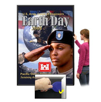 SwingSnap EXTRA LARGE - EXTRA DEEP Poster Snap Frames 1 3/4" Security-Style Profile for 3/8" and 1/2" Thick Boards in 25+ Sizes
