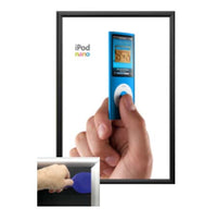 EXTRA DEEP 17 x 22 Poster Snap Frames (1 1/4" Security Profile for MOUNTED GRAPHICS)